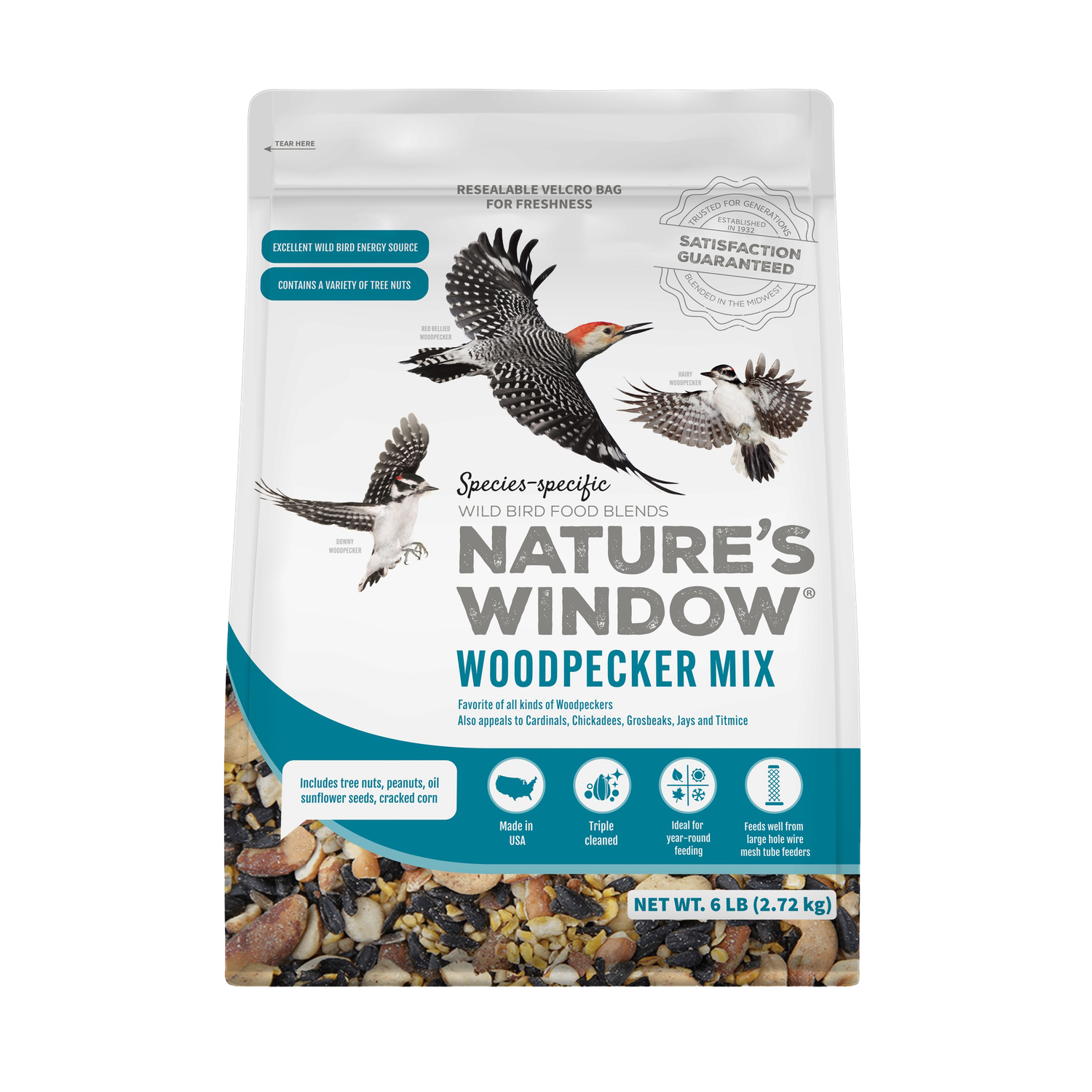 Nature&#39;s Window Woodpecker Mix (6 lb)
