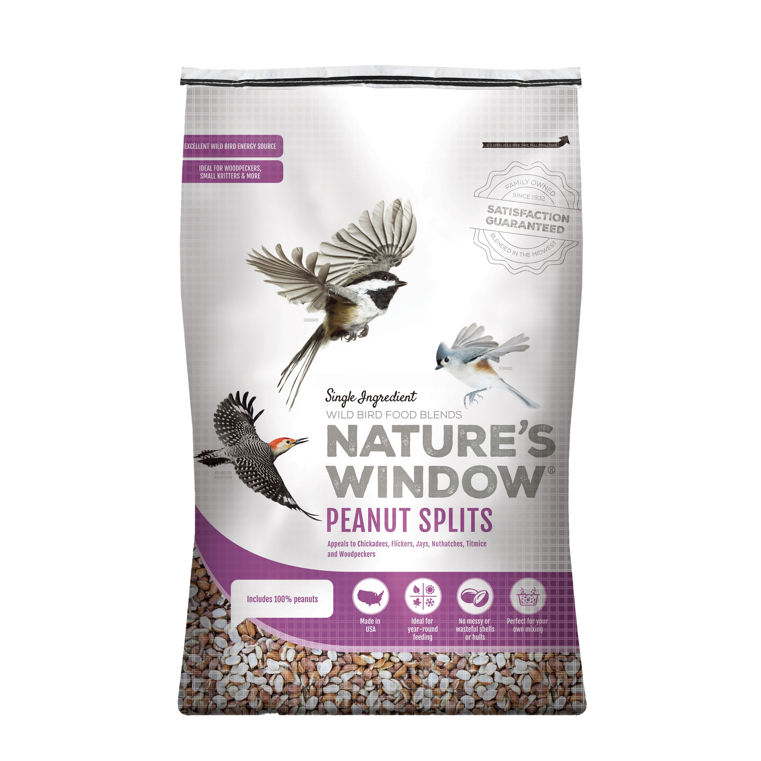 Nature’s Window Peanut Splits (30 lb)