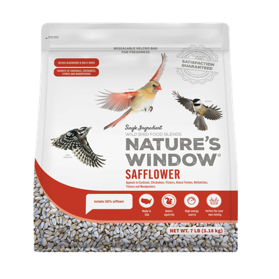 Nature’s Window Safflower Seed 7 lb bag — LibertyFHG Galion OH