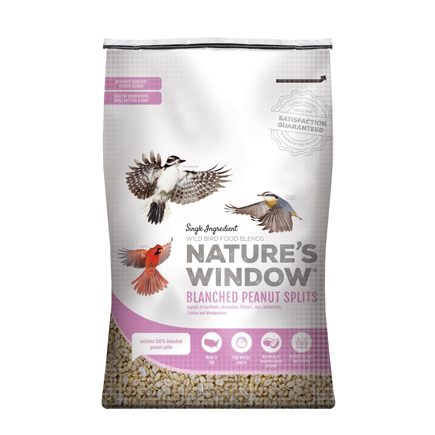 Nature’s Window Blanched Peanut Splits (30 lb)