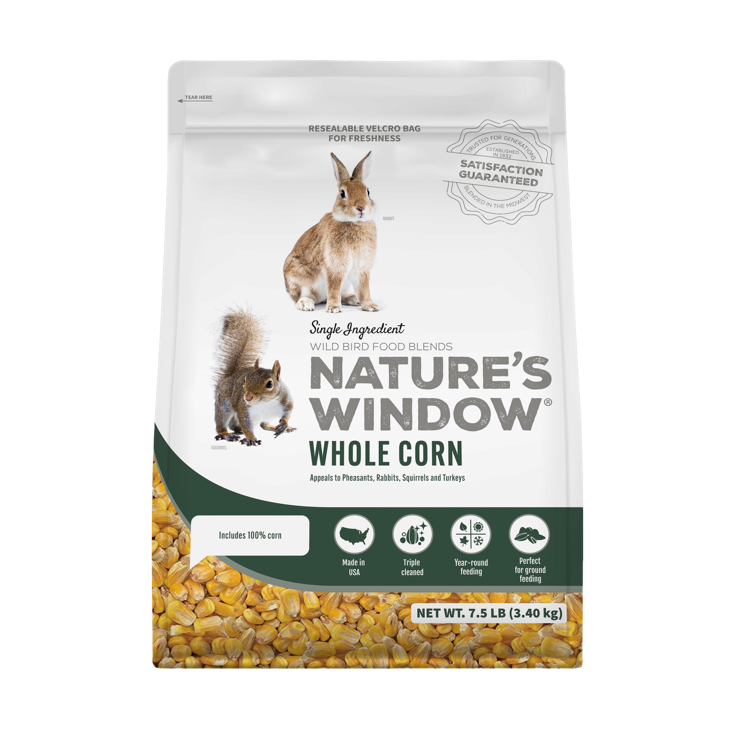 Nature&#39;s Window Whole Corn (7.5 lb)