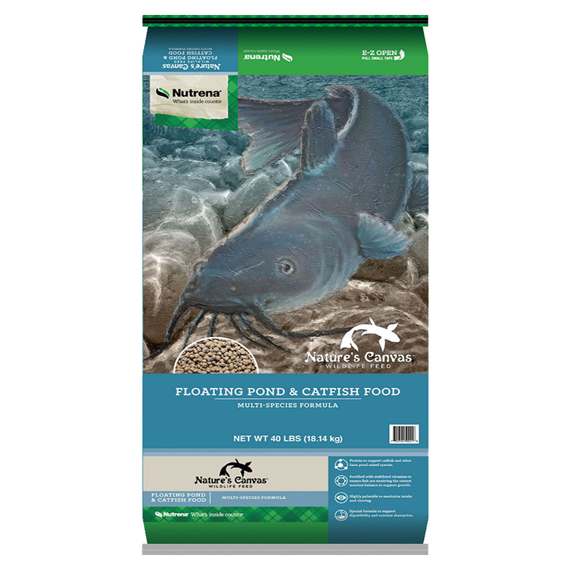 Natures Canvas Floating Pond &amp; Catfish Food (40 lb)