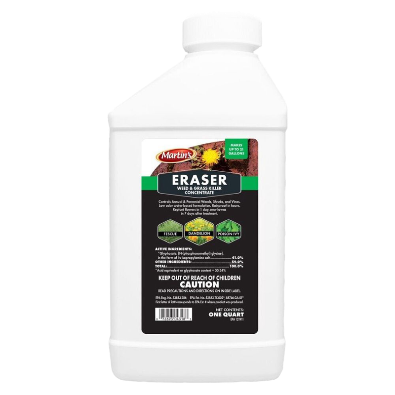 Martin&#39;s Eraser Weed &amp; Grass Killer Concentrate (1 qt)