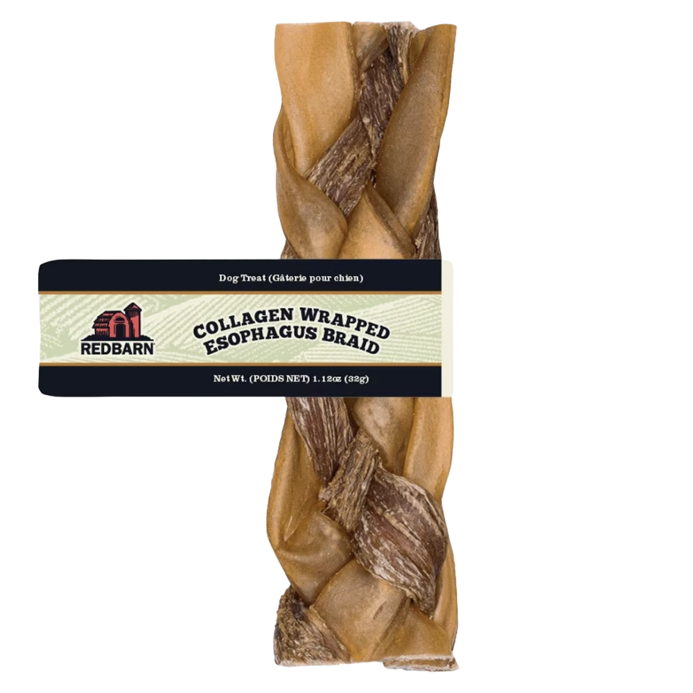 Redbarn Collagen Wrapped Esophagus Braid (1.7 oz)