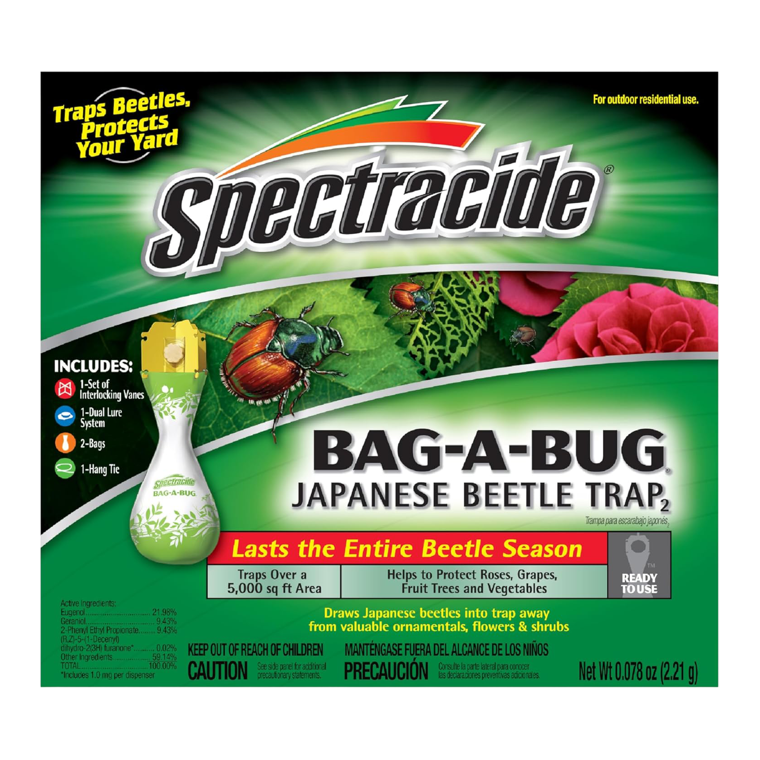 Spectracide Bag-A-Bug Japanese Beetle Trap