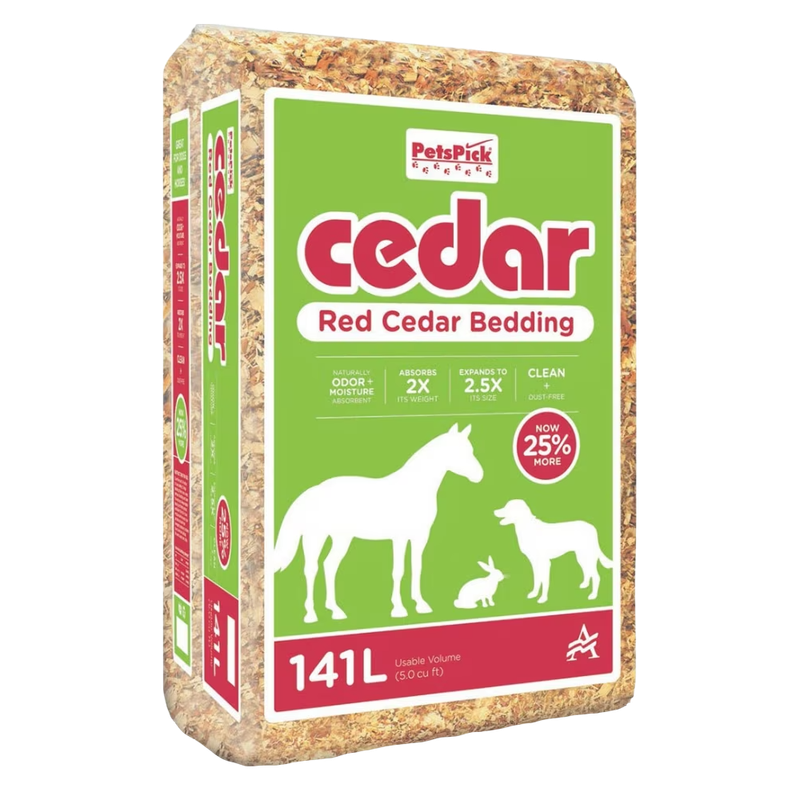 PetsPick Red Cedar Bedding (141 L)
