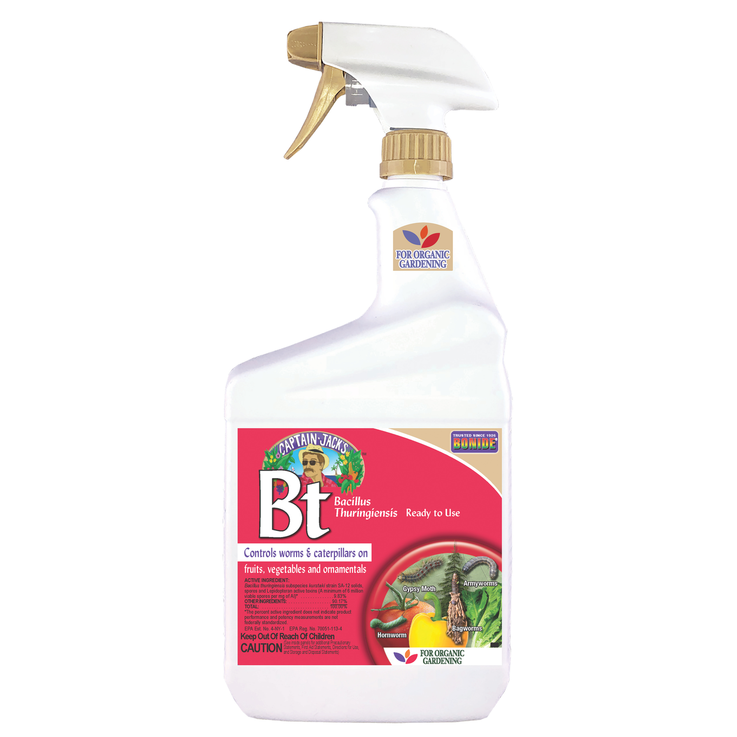 Bonide Bt Bacillus Thuringiensis Ready-to-Use (32 oz)