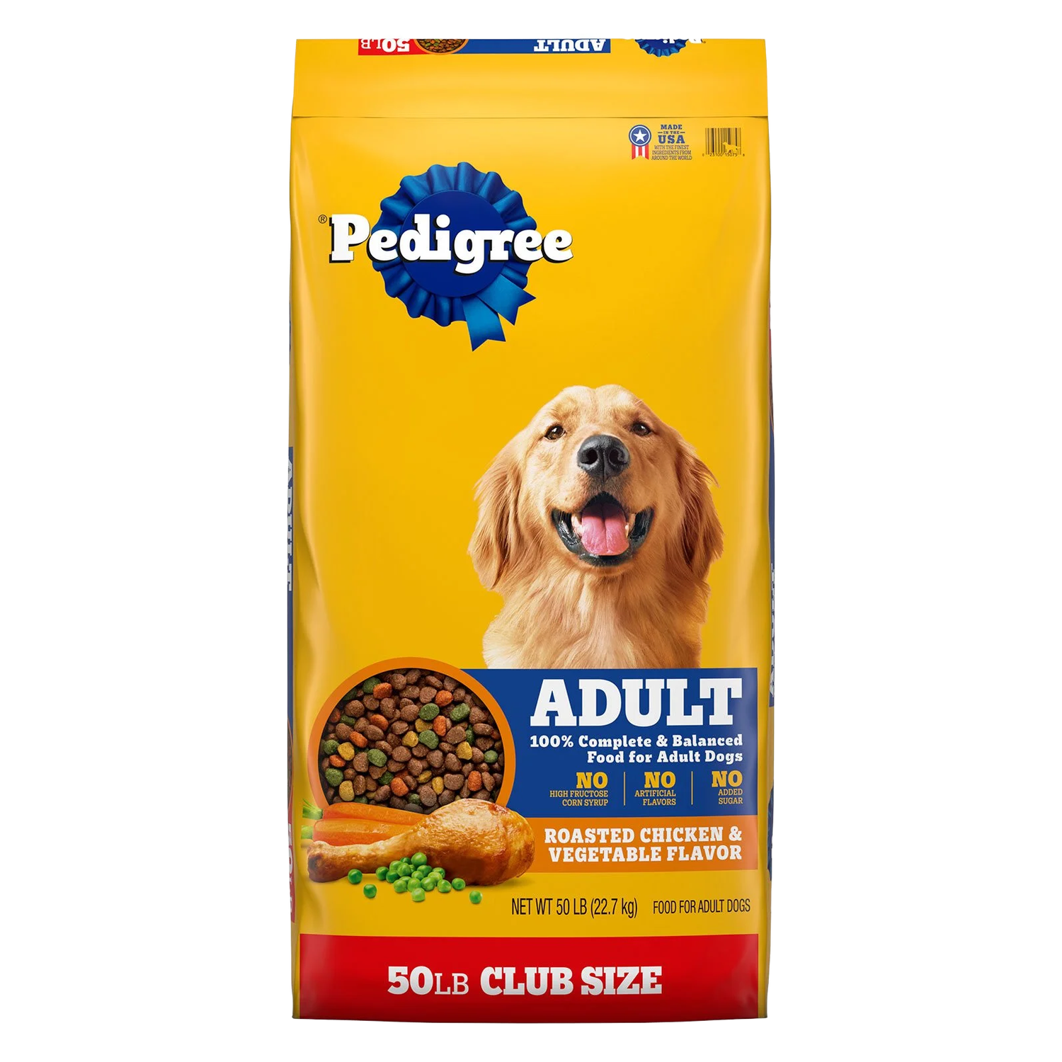 Pedigree® Roasted Chicken, Rice &amp; Vegetable Flavor (50 lb)