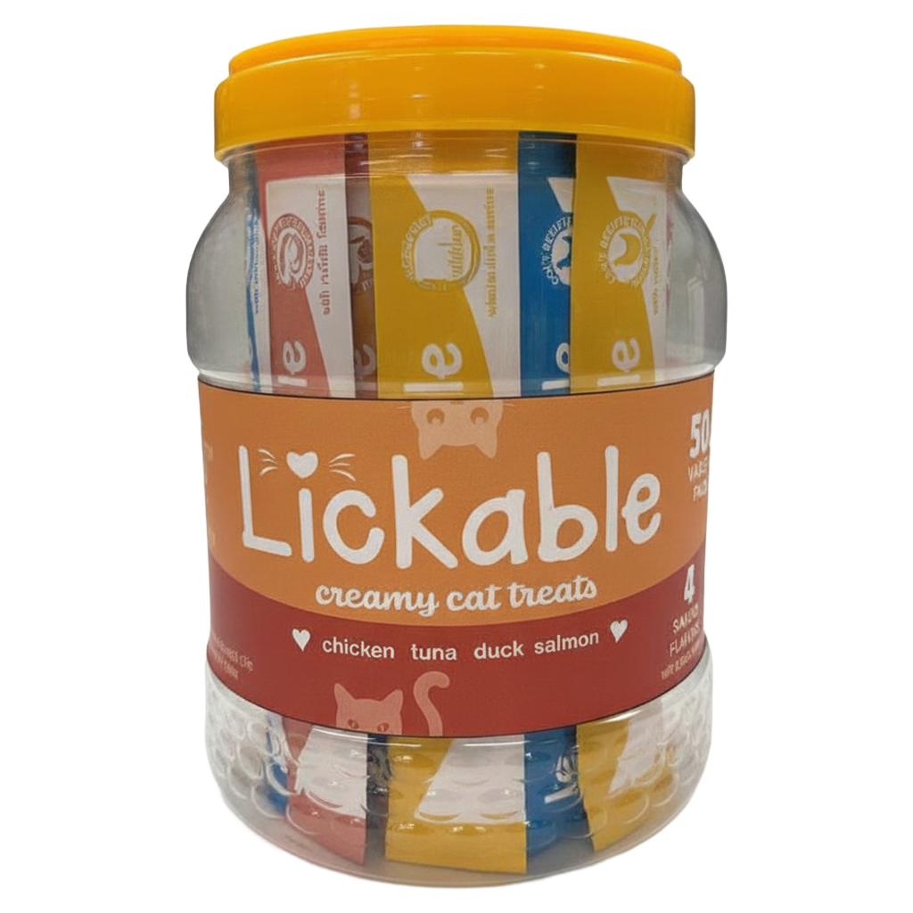 Ethical Pet Lickable Creamy Cat Treats (50-Pack)