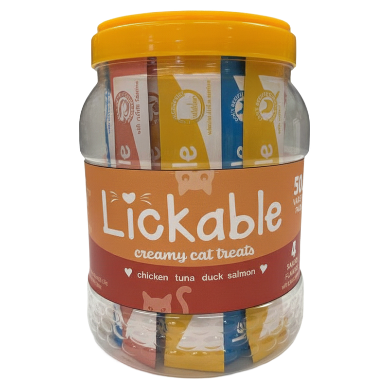 Ethical Pet Lickable Creamy Cat Treats (50-Pack)