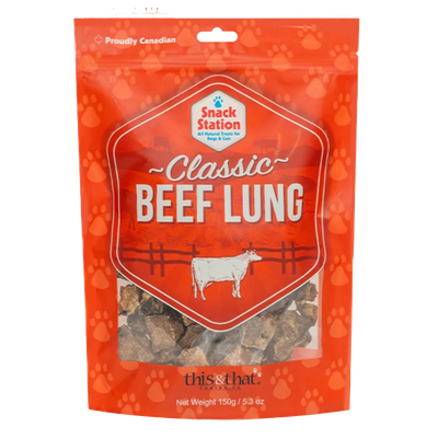 This &amp; That Snack Station Beef Lung Treats (5.3 oz) Liberty Farm Home &amp; Garden Galion Ohio