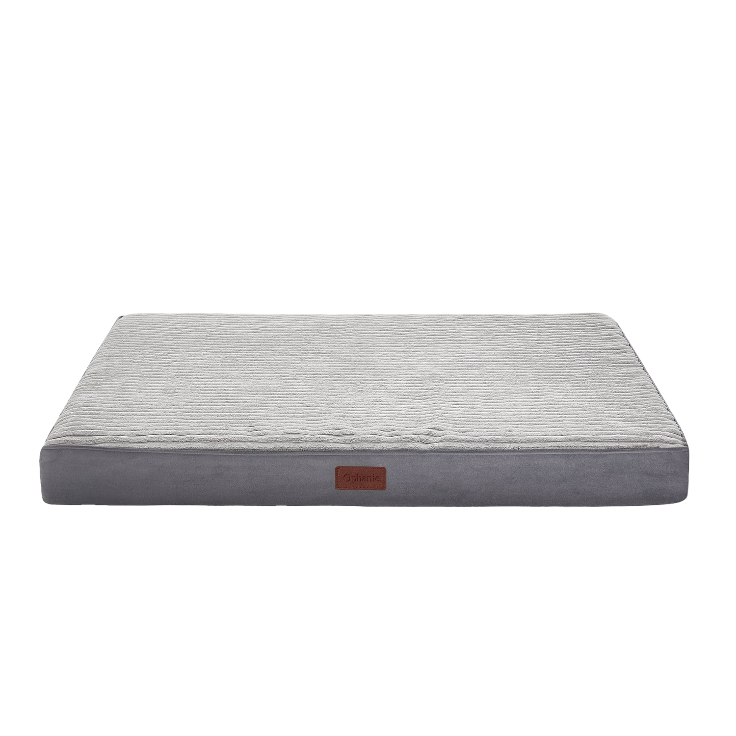 Ophanie Orthopedic Dog Bed (Gray), Size: Medium (30&quot; x 20&quot; x 3&quot;)