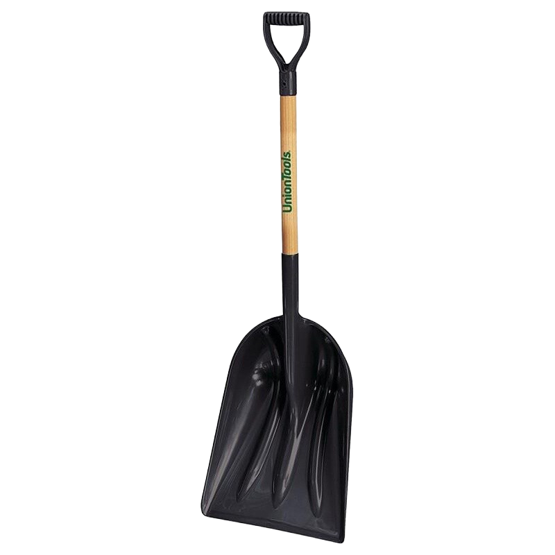 Union Tools 14 inch poly scoop shovel with D-handle — LibertyFHG Galion OH