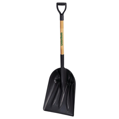 Union Tools 14 inch poly scoop shovel with D-handle — LibertyFHG Galion OH