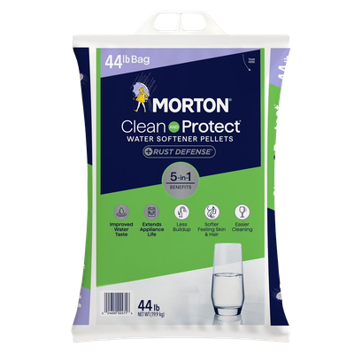 Morton Clean and Protect® Plus Rust Defense® Water Softener Salt Pellets (44 lb)