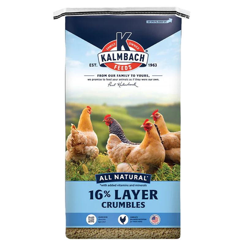 Kalmbach 16% All Natural Layer Crumbles 50 lb