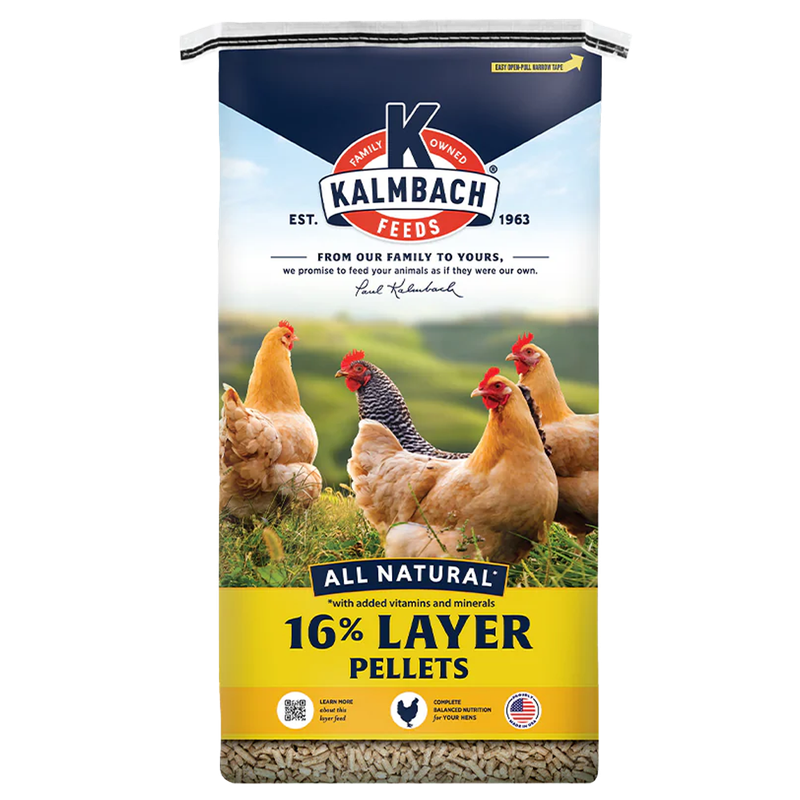 Kalmbach 16% All Natural Layer Pellets 50 lb