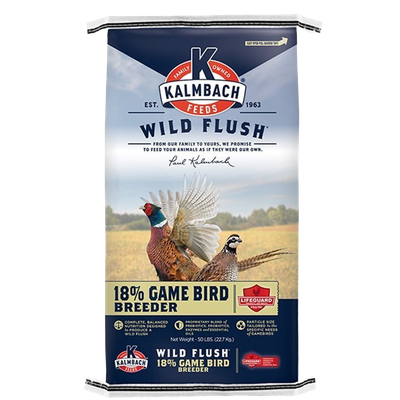 Kalmbach 18% Game Bird Breeder Mini Pellets 50 lb Liberty Farm Home &amp; Garden Galion Ohio