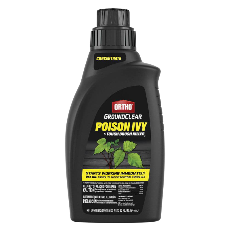 Ortho GroundClear Poison Ivy &amp; Tough Brush Killer Concentrate (32 oz)