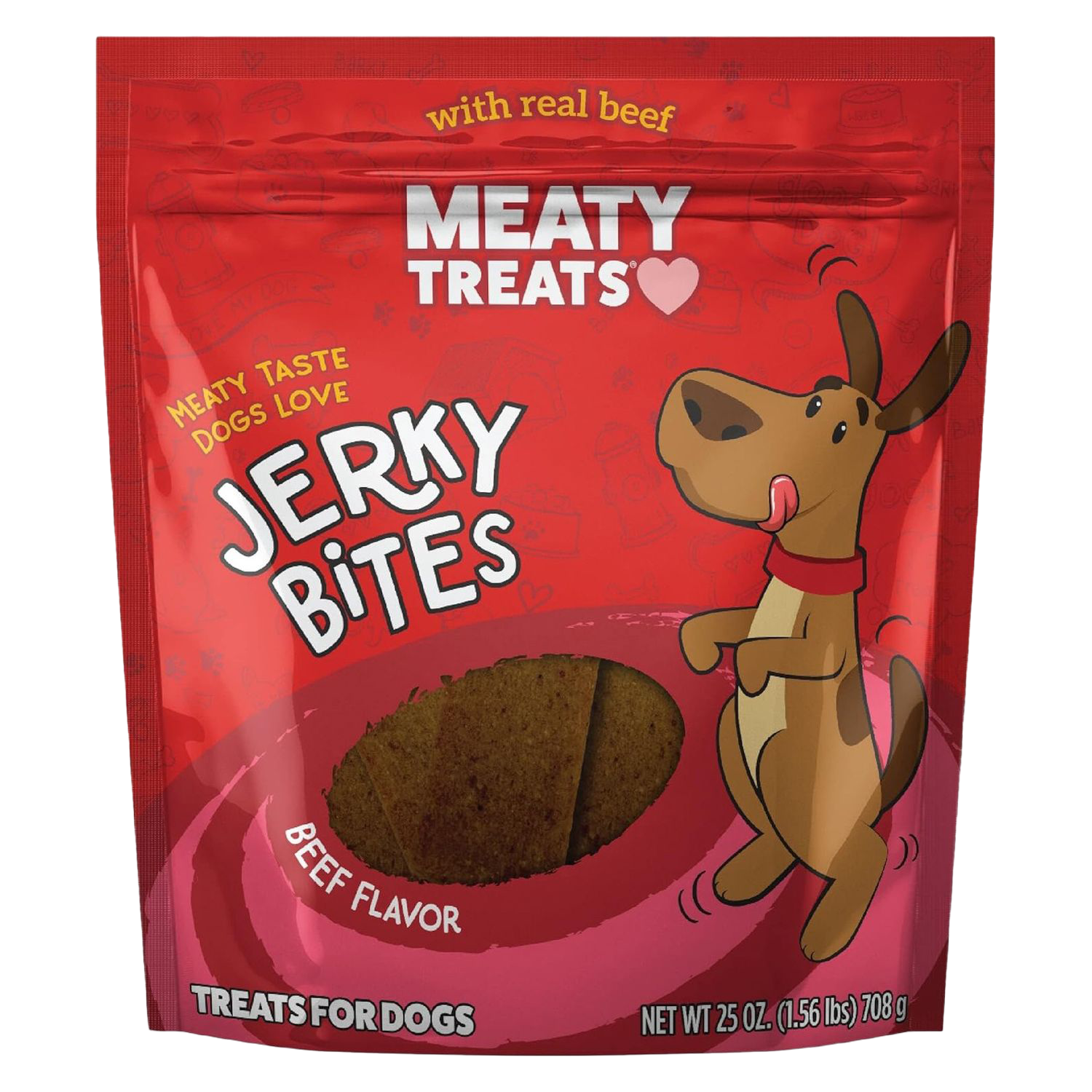 Meaty Treats Jerky Bites Beef (25 oz)