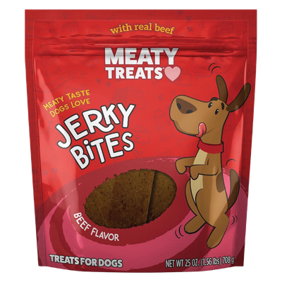 Meaty Treats Jerky Bites Beef (25 oz) Liberty FHG Galion