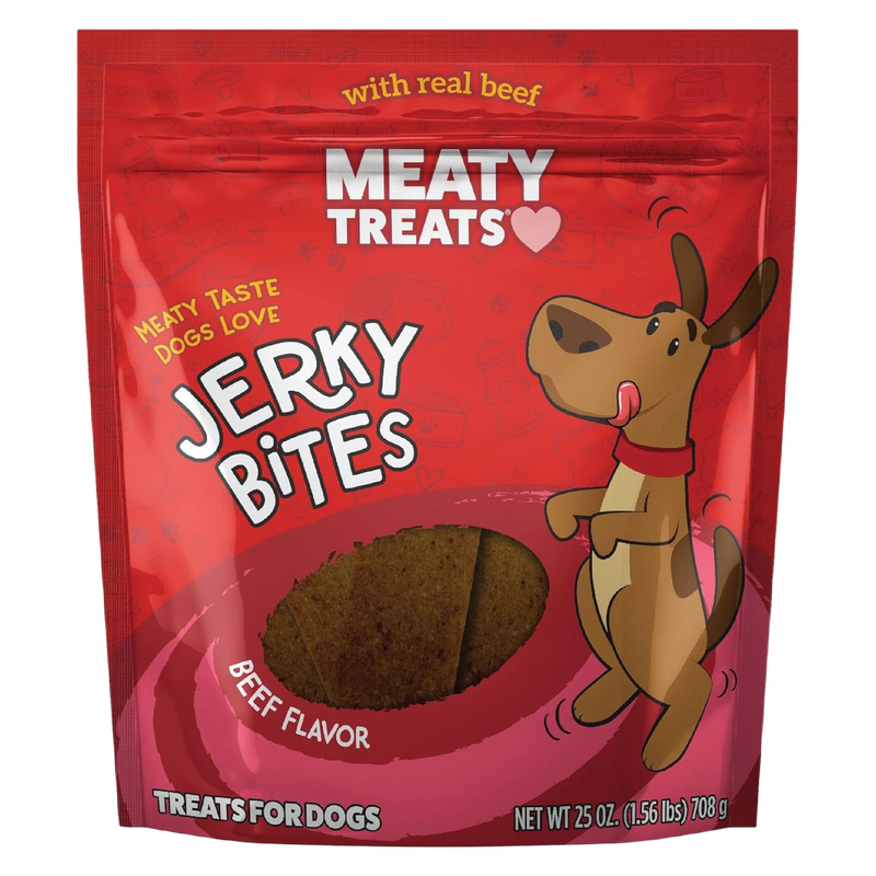 Meaty Treats Jerky Bites Beef (25 oz)