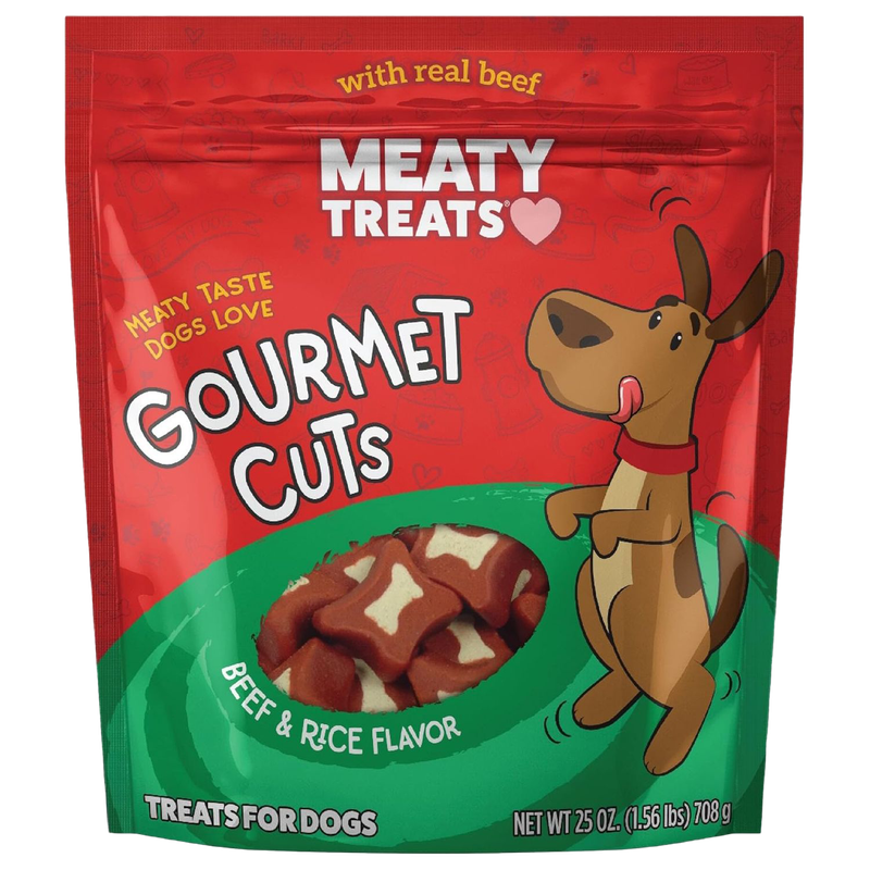 Meaty Treats Gourmet Cuts Beef &amp; Rice (25 oz)