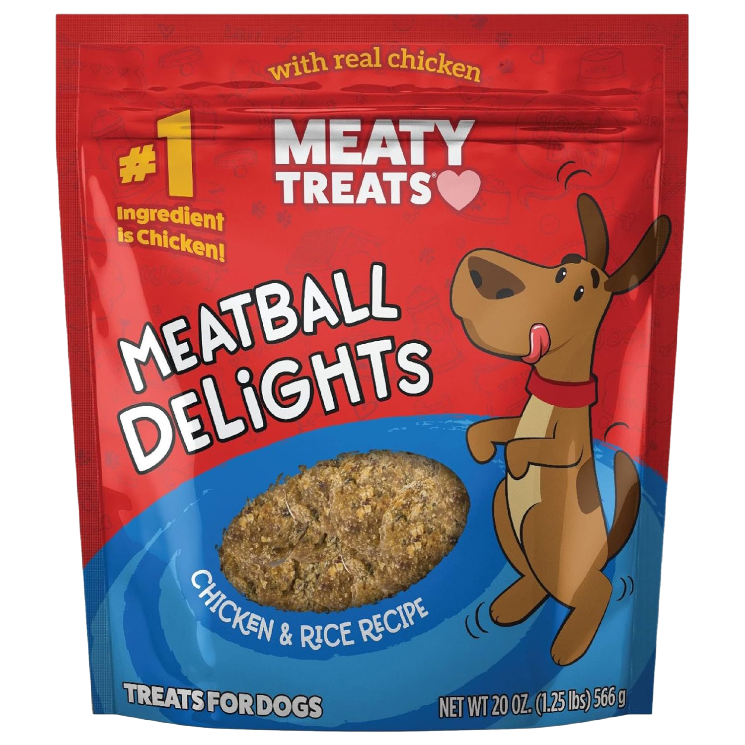 Meaty Treats Meatball Delights Chicken &amp; Rice (20 oz)