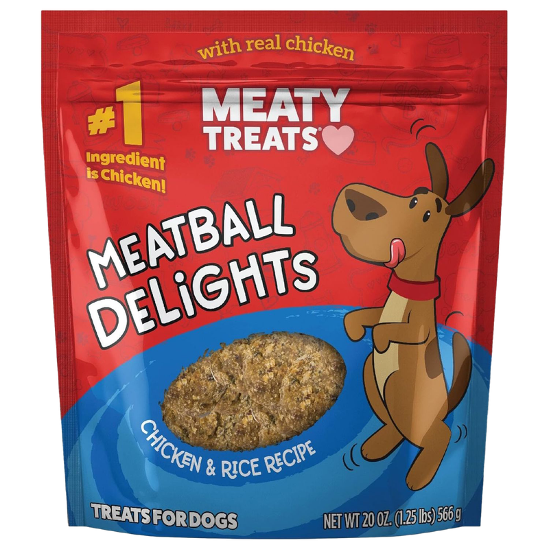 Meaty Treats Meatball Delights Chicken &amp; Rice (20 oz)
