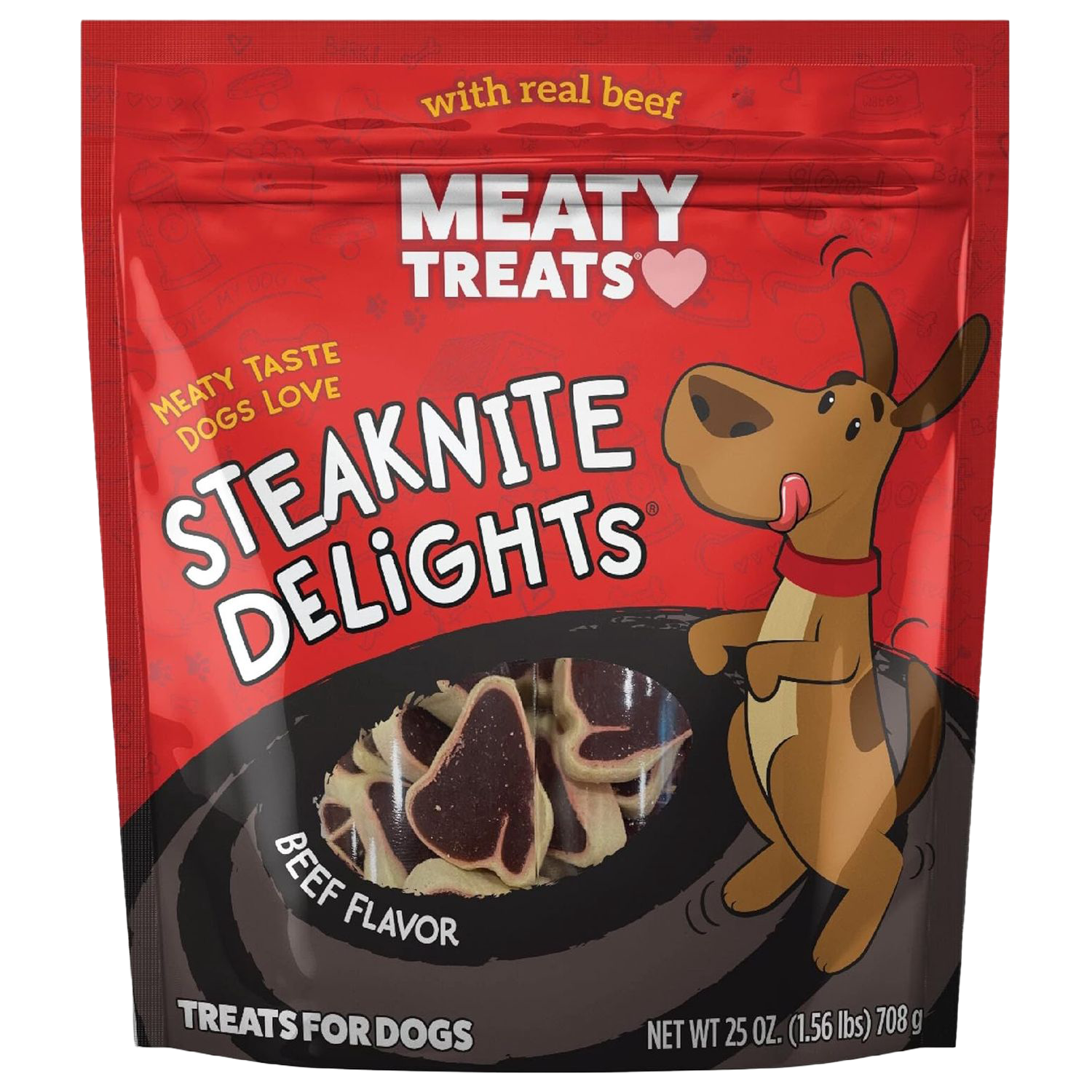 Meaty Treats Steaknite Delights Beef (25 oz)