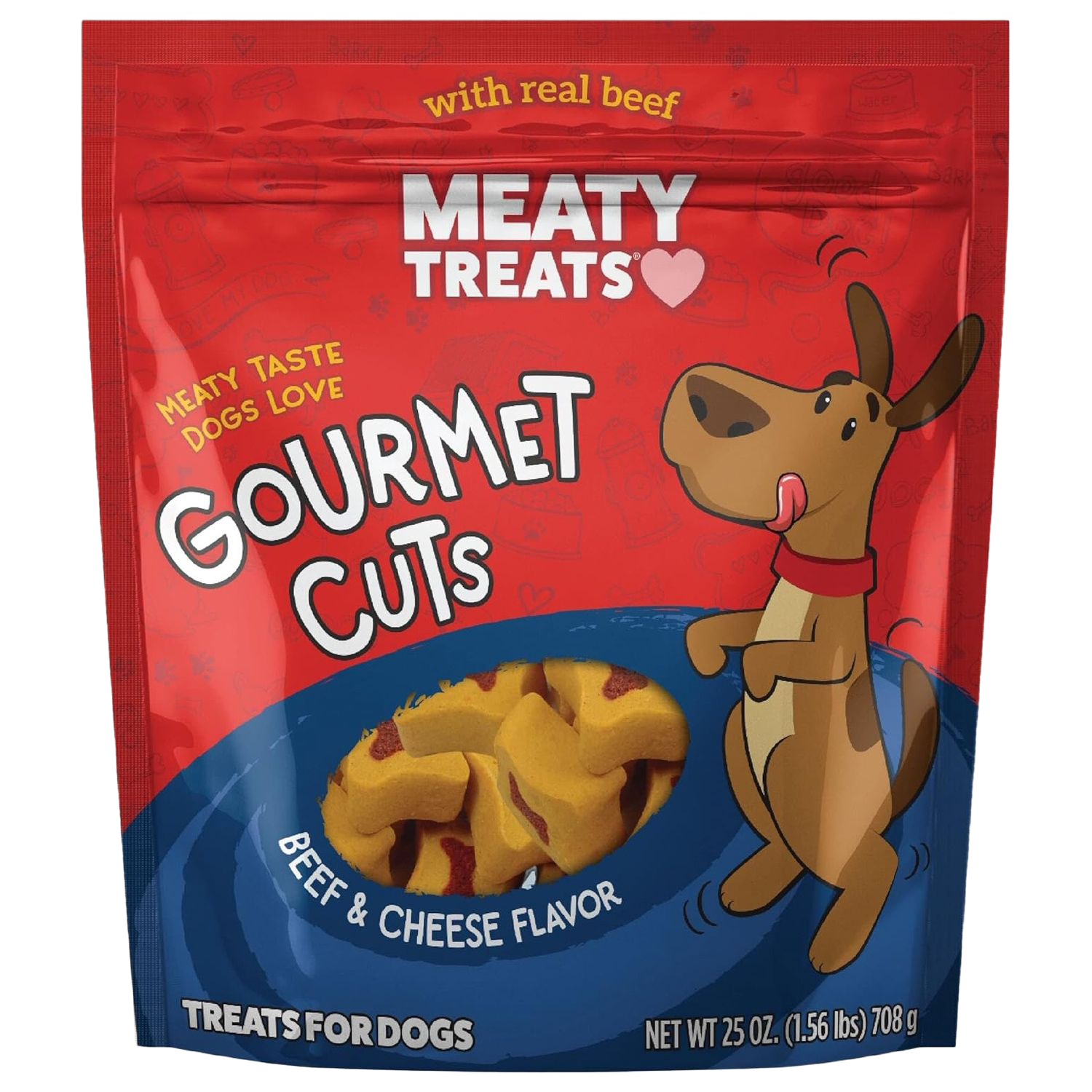 Meaty Treats Gourmet Cuts Beef &amp; Cheese (25 oz)
