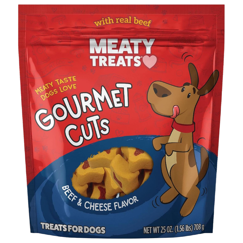 Meaty Treats Gourmet Cuts Beef &amp; Cheese (25 oz)