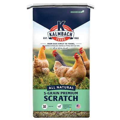 Kalmbach 5-Grain Premium Scratch Grain (50 lb) available at Liberty FHG Galion OH