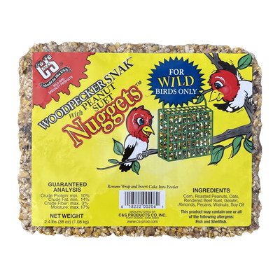 C&amp;S Woodpecker Snak™ with Suet Nuggets™ 2.4 lb