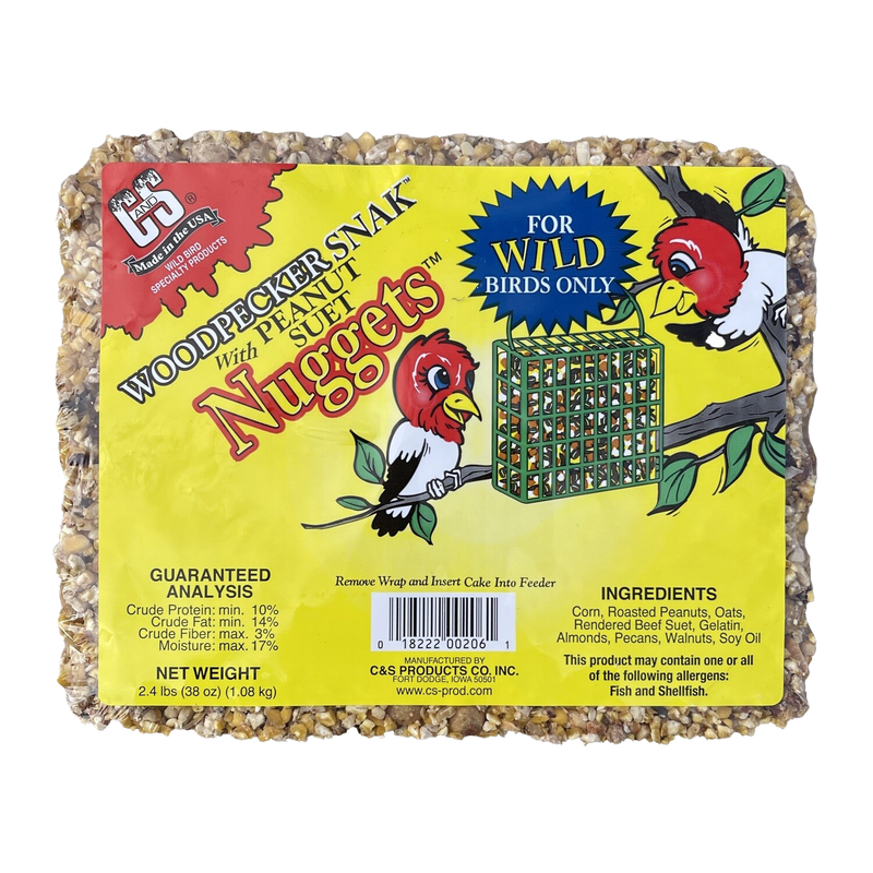 C&amp;S Woodpecker Snak™ with Suet Nuggets™ 2.4 lb