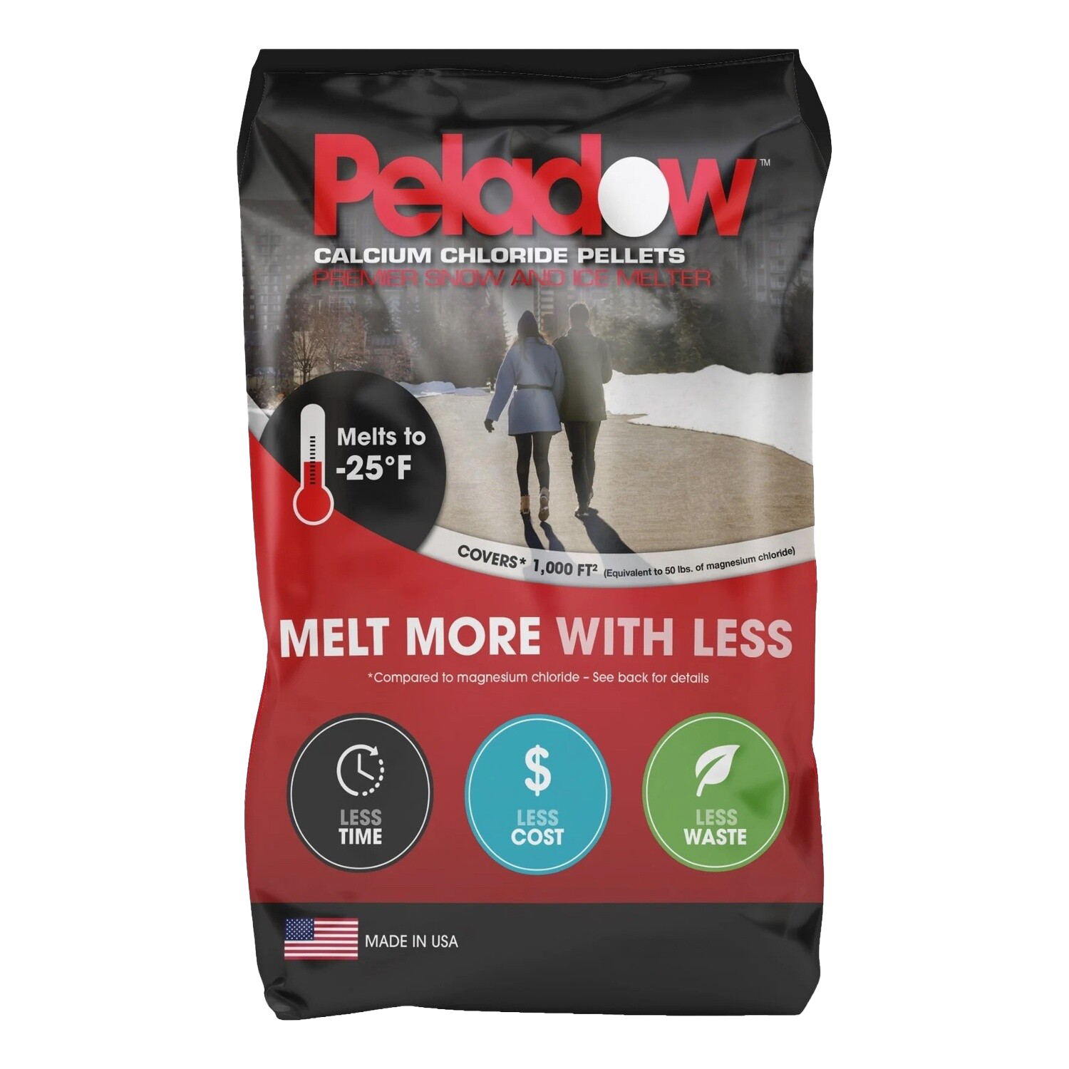 Peladow Calcium Chloride® Pellets 50 lb