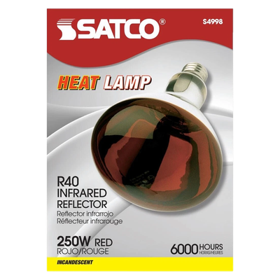 Red heat lamp bulb 250 watt — LibertyFHG Galion OH