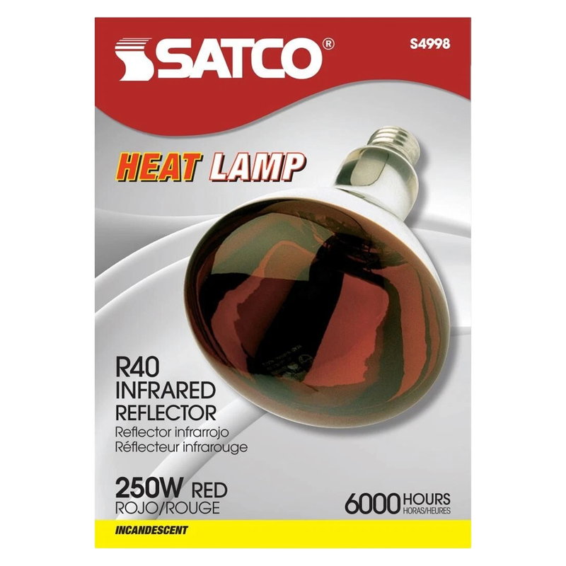 Red heat lamp bulb 250 watt — LibertyFHG Galion OH