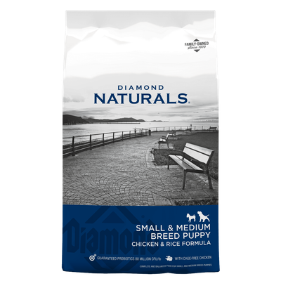 Diamond Naturals Small &amp; Medium Breed Puppy Chicken &amp; Rice 6 lb