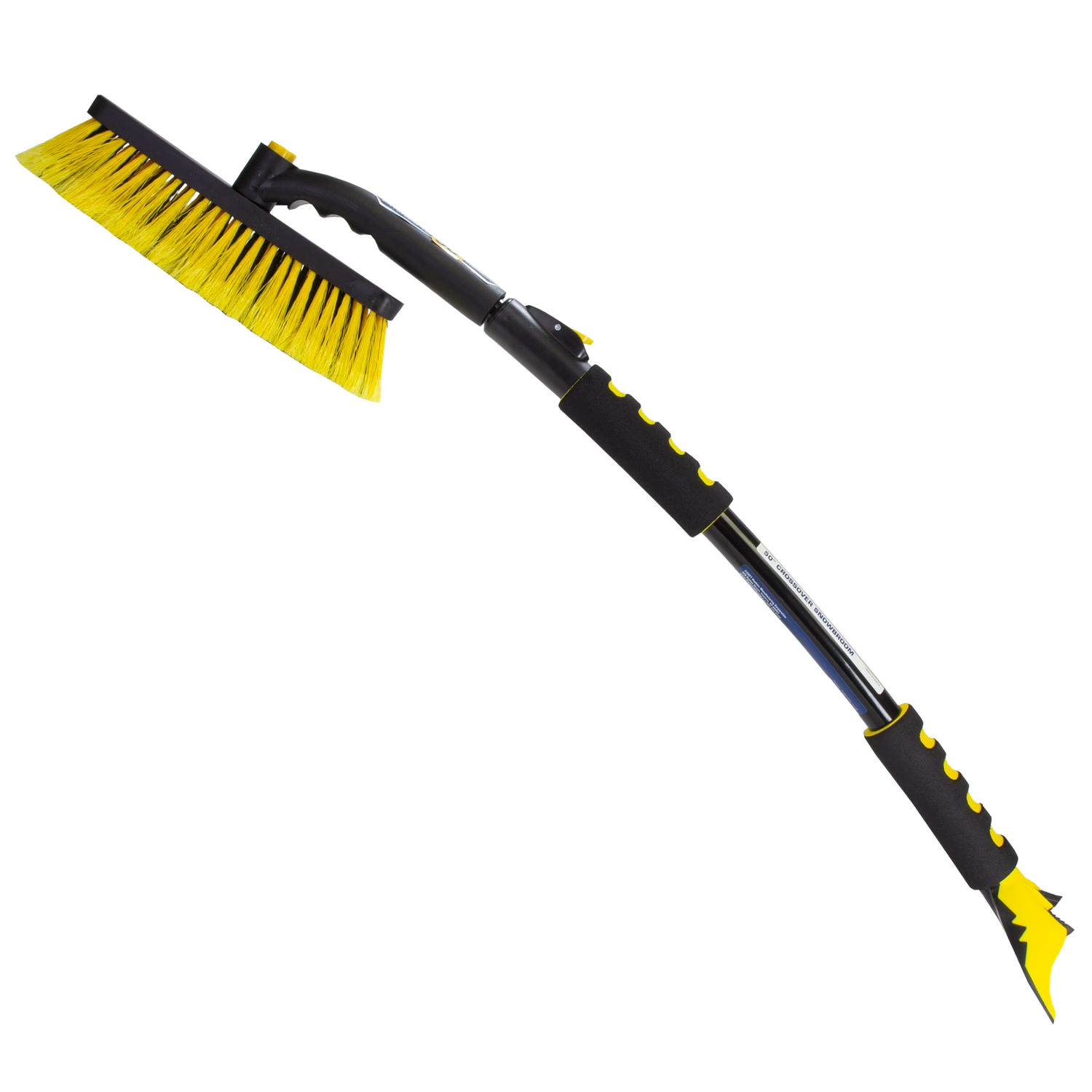 Front view of Rain-X 50” Extendable Crossover Snow Broom &amp; Ice Scraper