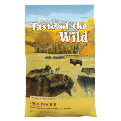 Front view of Taste of the Wild High Prairie Dog Food 5 lb bag — Liberty Farm, Home &amp; Garden