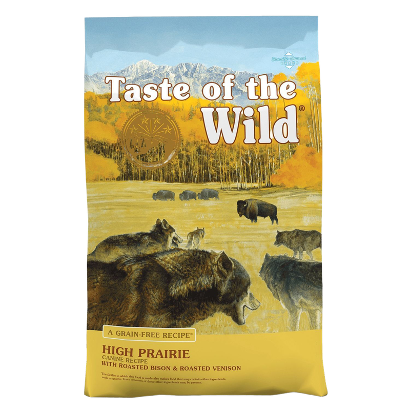 Front view of Taste of the Wild High Prairie Dog Food 5 lb bag — Liberty Farm, Home &amp; Garden