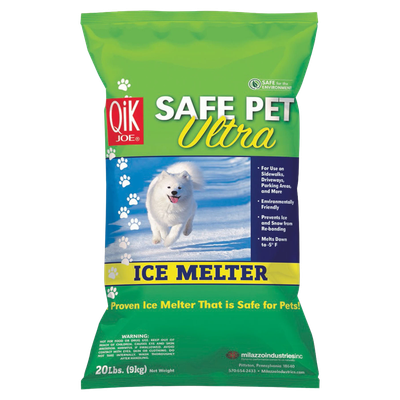Front view of Safe Pet Ice Melter Ultra 20 lb bag — LibertyFHG Galion OH