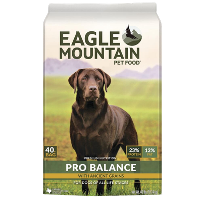 Front view of Eagle Mountain Professional Maintenance Dog Food 50 lb bag — Liberty Farm, Home &amp; Garden Galion OH