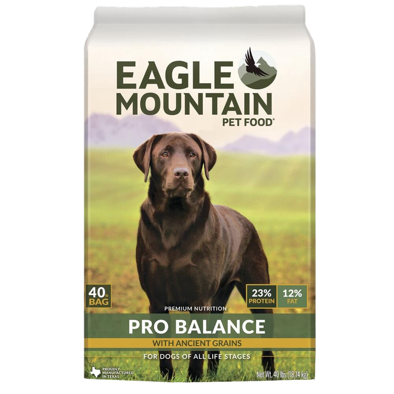 Front view of Eagle Mountain Professional Maintenance Dog Food 50 lb bag — Liberty Farm, Home &amp; Garden Galion OH