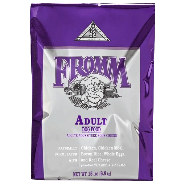 Front view of Fromm Classic Adult Dog Food 15 lb bag — Liberty Farm, Home &amp; Garden Galion OH