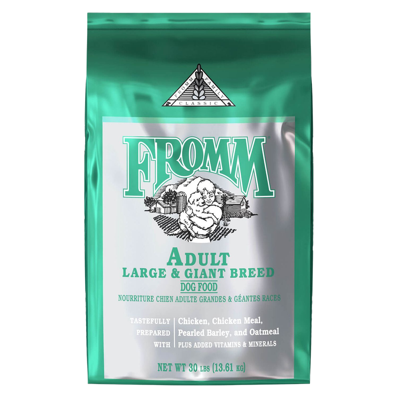 Front view of Fromm Classic Adult Large &amp; Giant Breed Dog Food 30 lb bag — Liberty Farm, Home &amp; Garden Galion OH