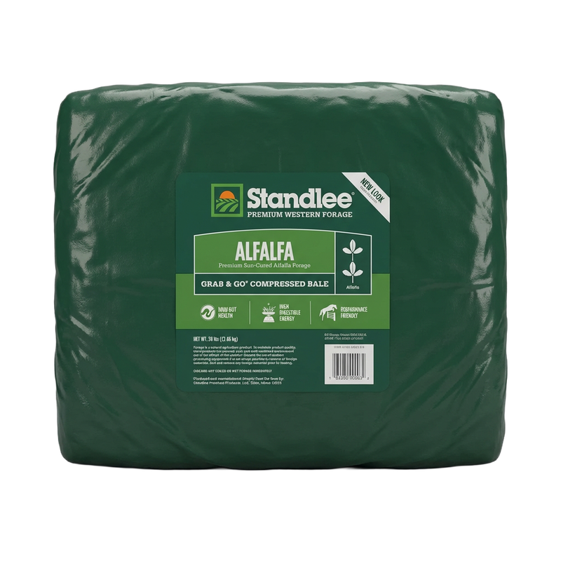 Standlee Premium Alfalfa Grab &amp; Go Compressed Bale 50 lb