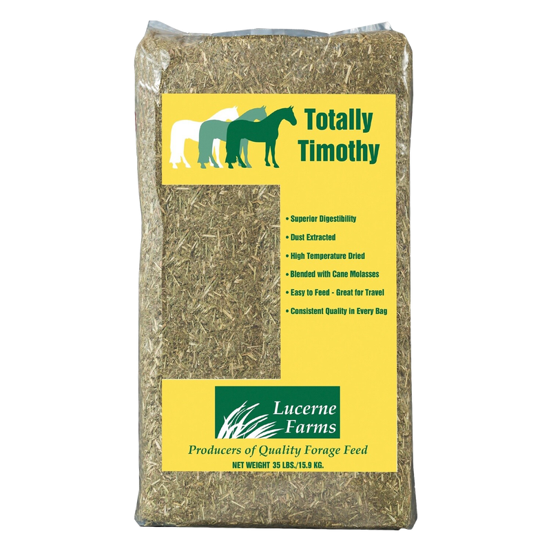 Front view of Lucerne Farms Totally Timothy 35 lb bag — LibertyFHG Galion OH