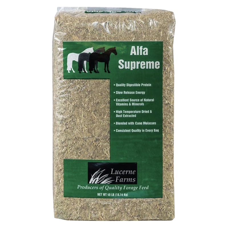 Front view of Lucerne Farms Alfa Supreme 40 lb bag — LibertyFHG Galion OH
